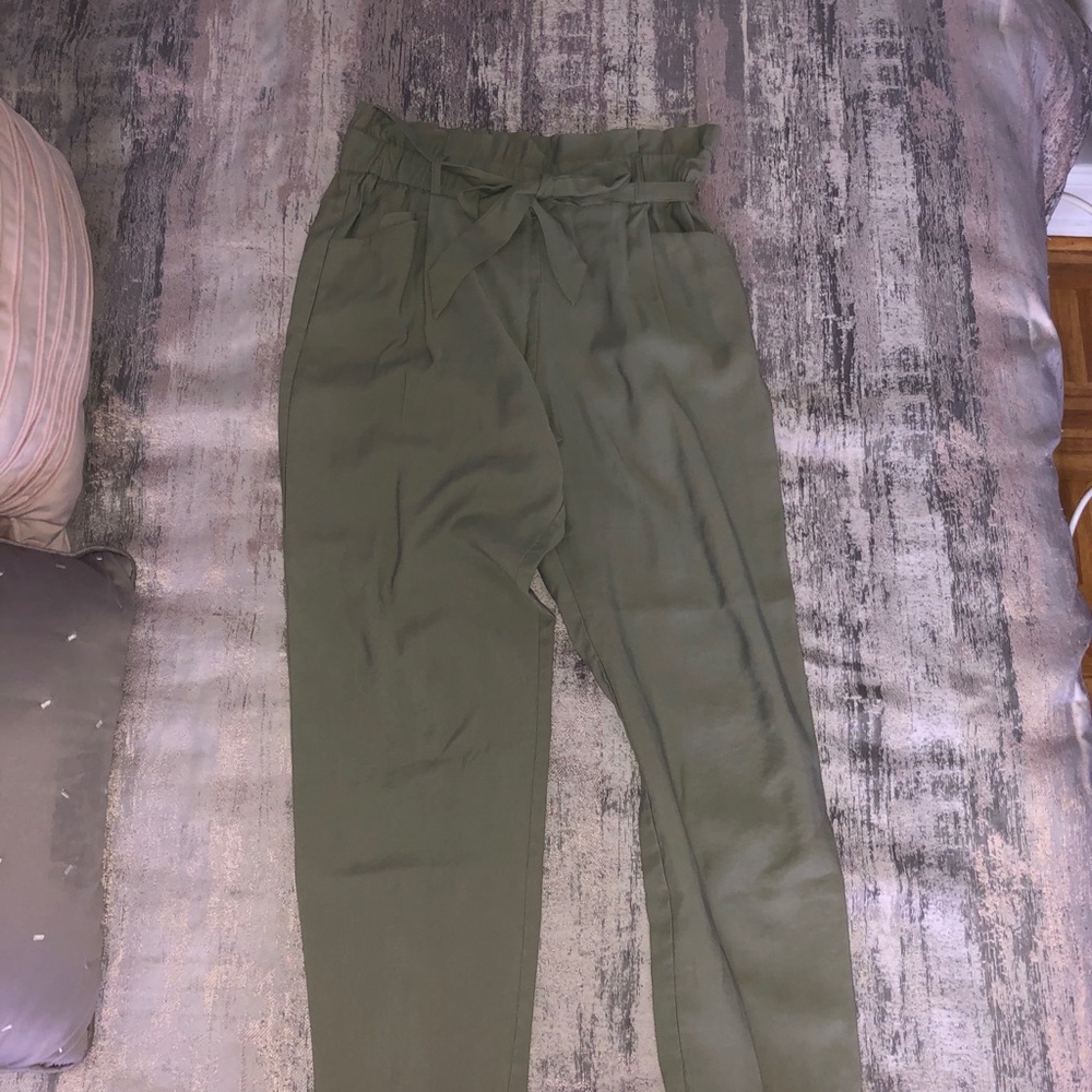 Green pants Zara
